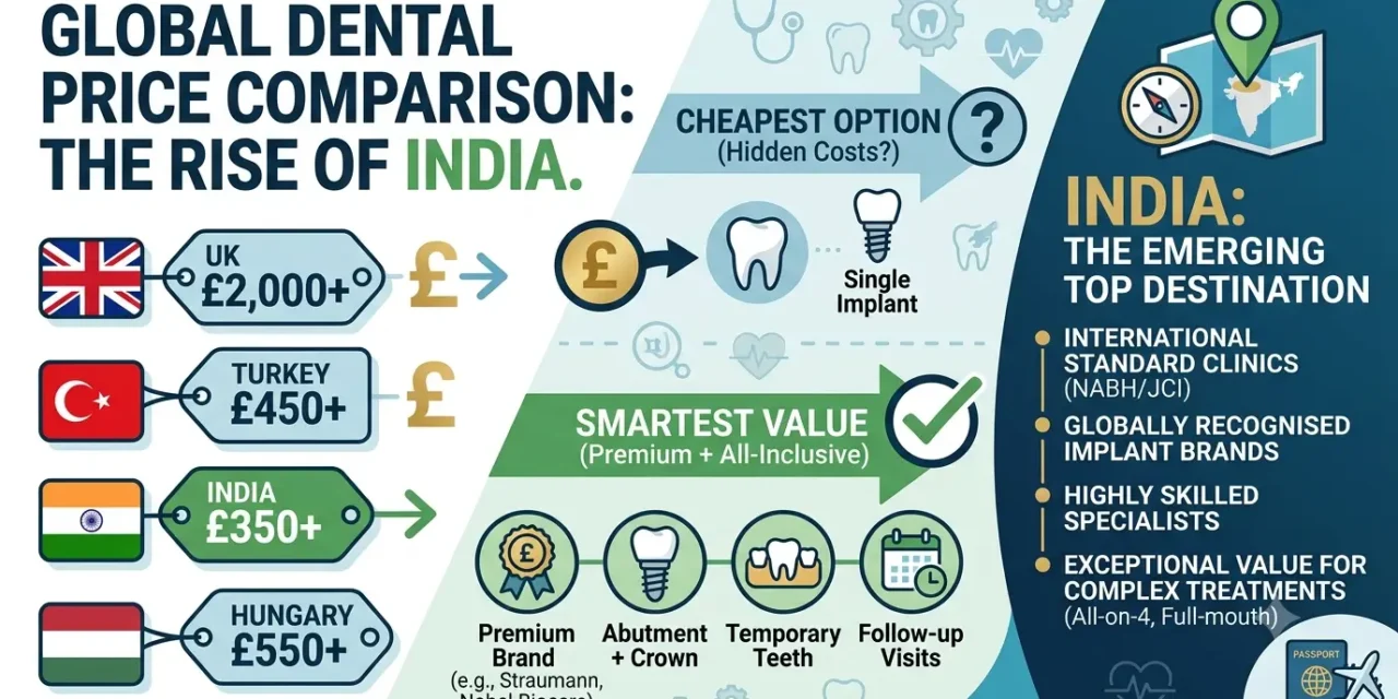 Cheapest Countries for Dental Work Abroad: 2026 Cost Comparison